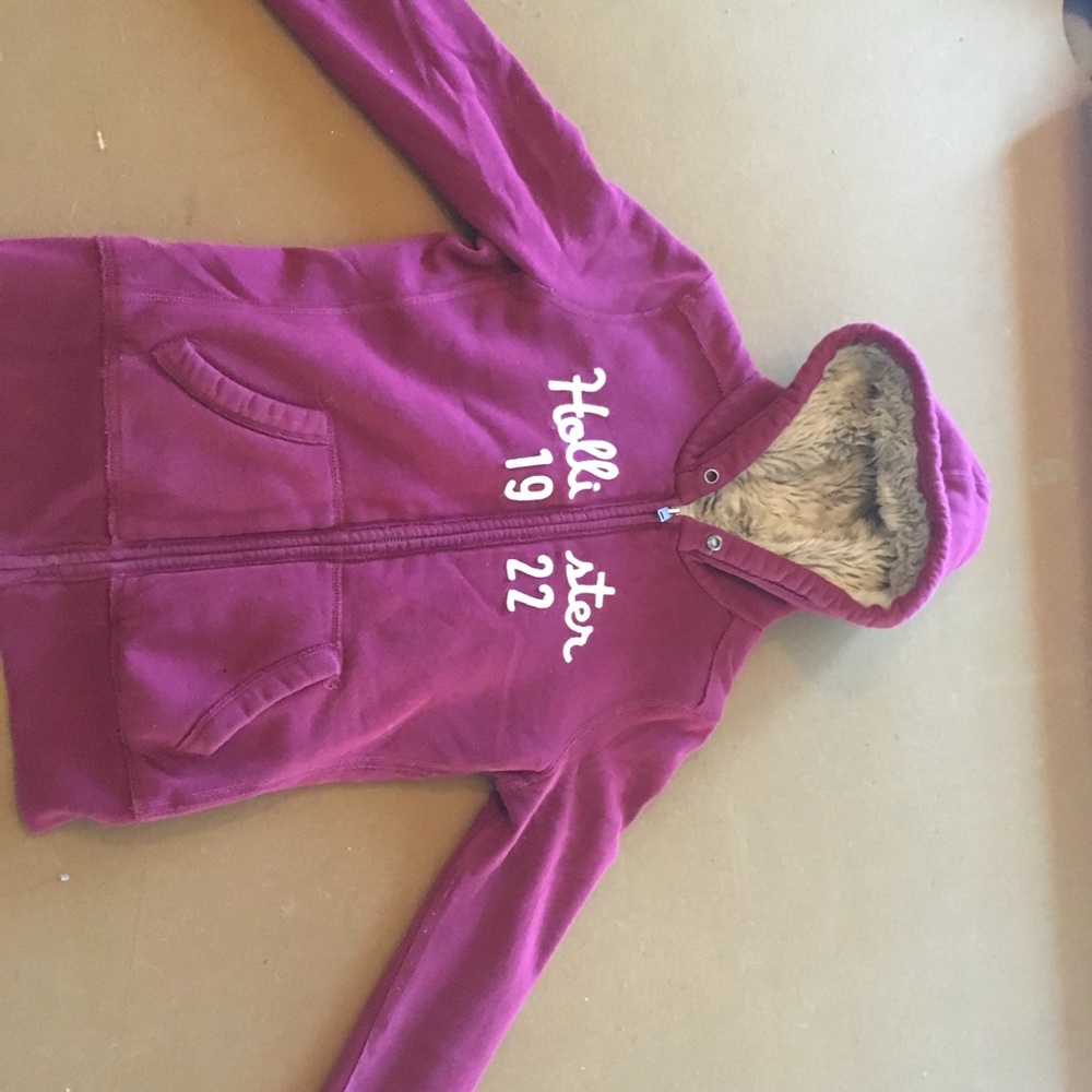 Hollister sip up jacket
